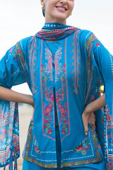 3 Piece Printed Lawn Suit with Dupatta CL-62070 A