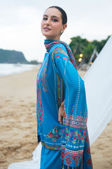 3 Piece Printed Lawn Suit with Dupatta CL-62070 A