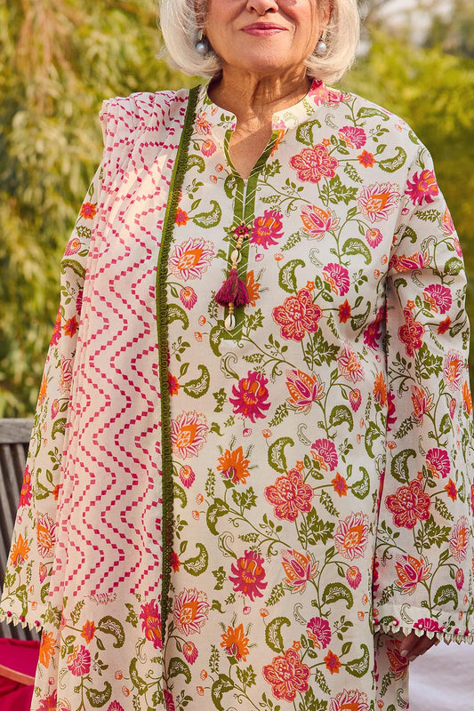 3 Piece Printed Lawn Suit with Dupatta CL-62071 A