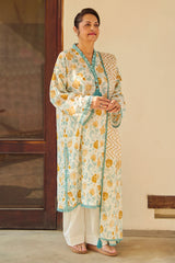 3 Piece Printed Lawn Suit with Dupatta CL-62071 B
