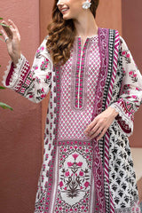 3 Piece Printed Lawn Suit with Dupatta CL-62075 A