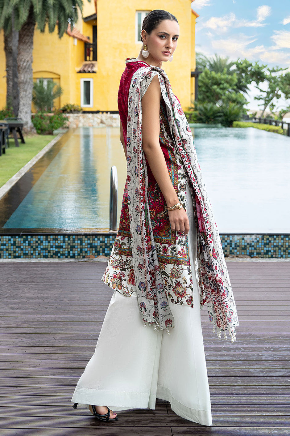 3 Piece Printed Lawn Suit