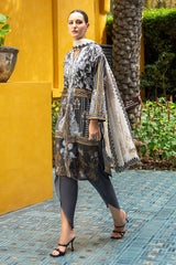 3 Piece Printed Lawn Suit CL-62078 A