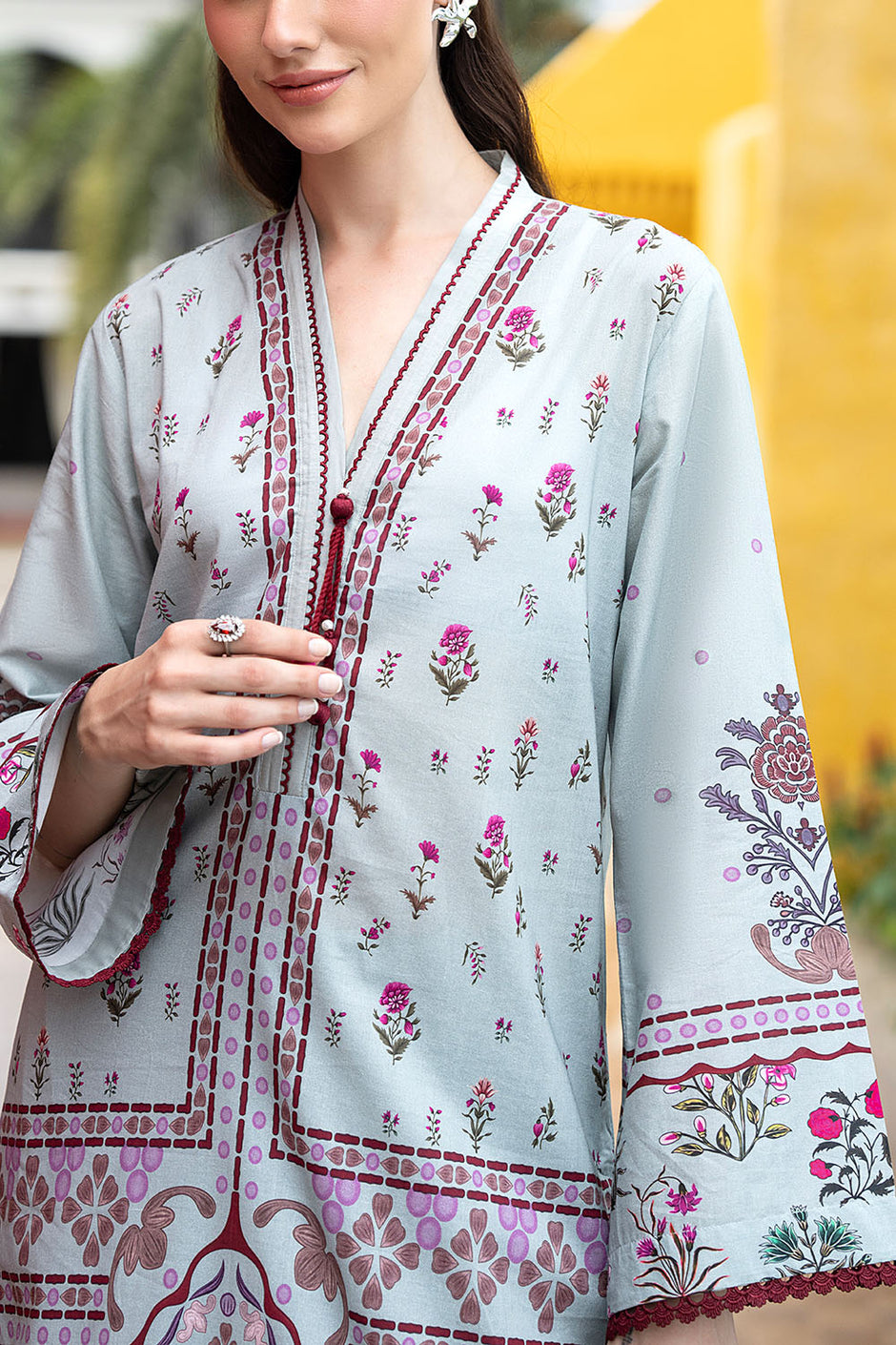 3 Piece Printed Lawn Suit CL-62079 A