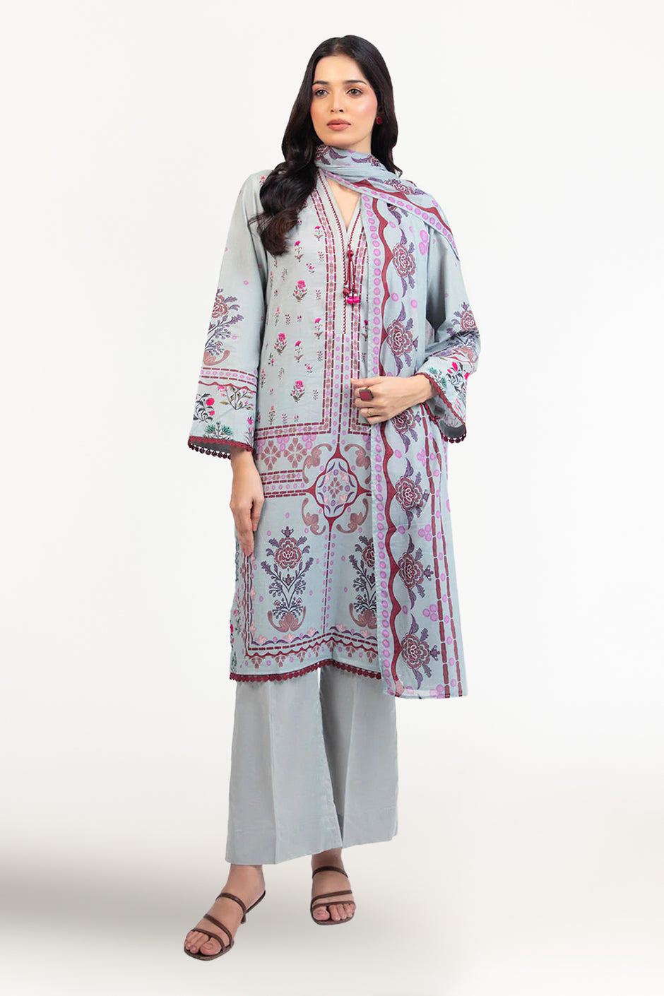 3 Piece Printed Lawn Suit