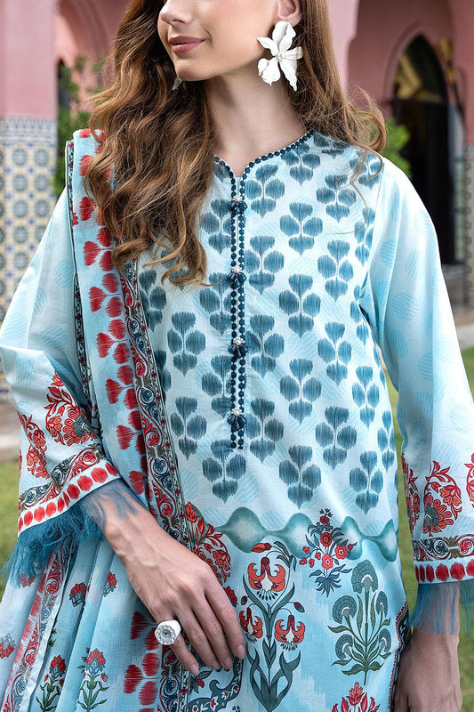 3 Piece Printed Lawn Suit CL-62080 B