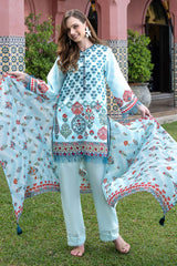 3 Piece Printed Lawn Suit CL-62080 B
