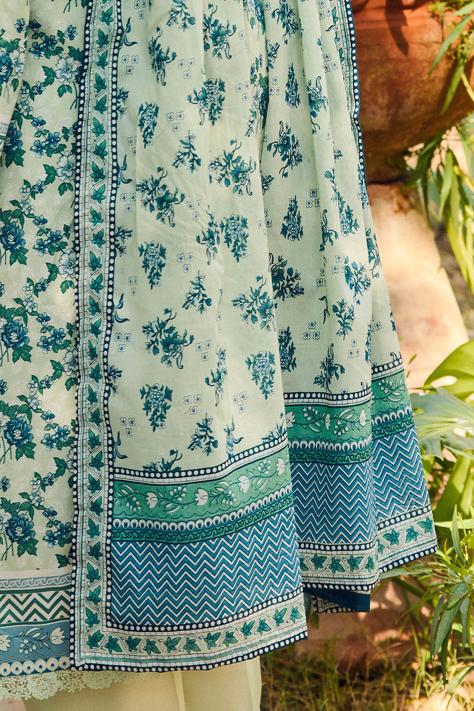 3 Piece Printed Lawn Suit with Dupatta