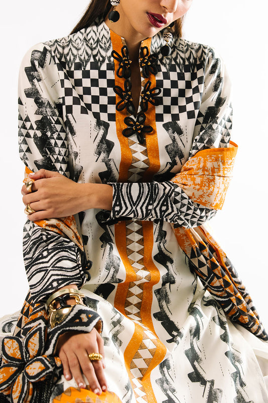 3 Piece Printed Lawn Suit with Dupatta CL-62089