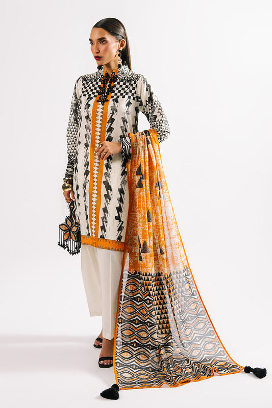 3 Piece Printed Lawn Suit with Dupatta CL-62089