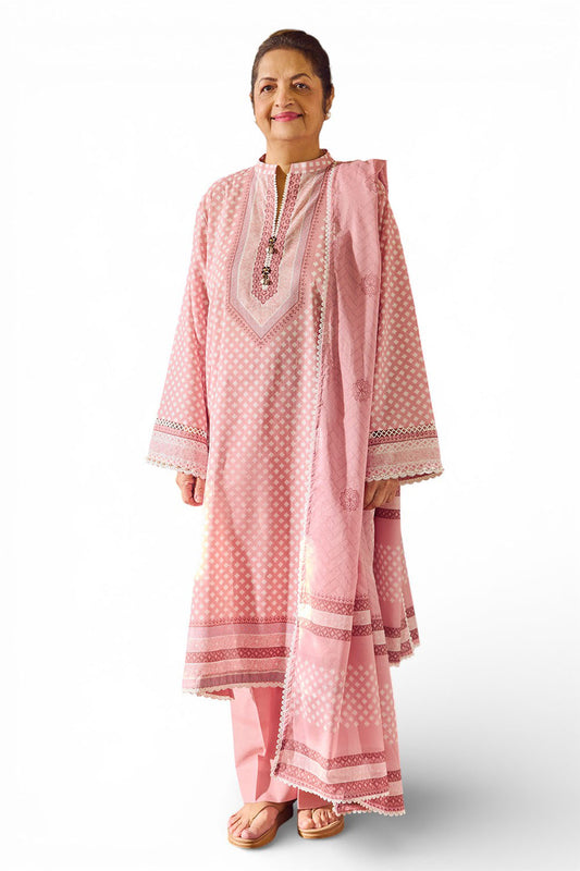 3 Piece Printed Lawn Suit with Dupatta CL-62103 A