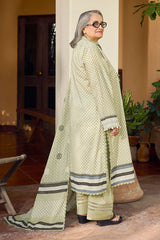 3 Piece Printed Lawn Suit with Dupatta CL-62103 B