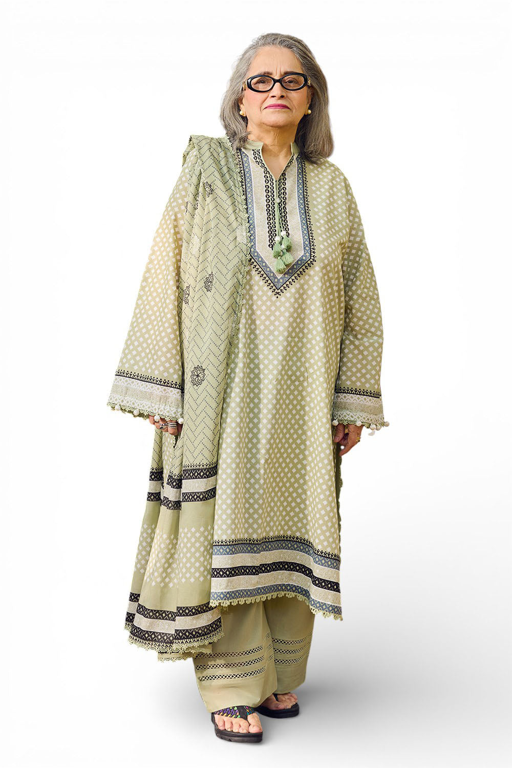 3 Piece Printed Lawn Suit with Dupatta CL-62103 B