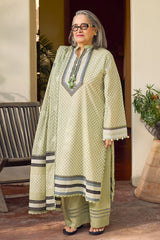 3 Piece Printed Lawn Suit with Dupatta CL-62103 B