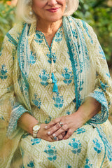 3 Piece Printed Lawn Suit with Dupatta CL-62107 B