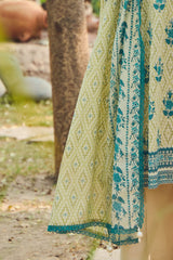 3 Piece Printed Lawn Suit with Dupatta CL-62107 B