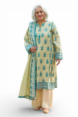 3 Piece Printed Lawn Suit with Dupatta CL-62107 B