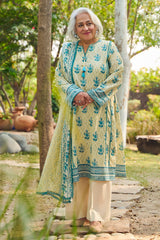3 Piece Printed Lawn Suit with Dupatta CL-62107 B