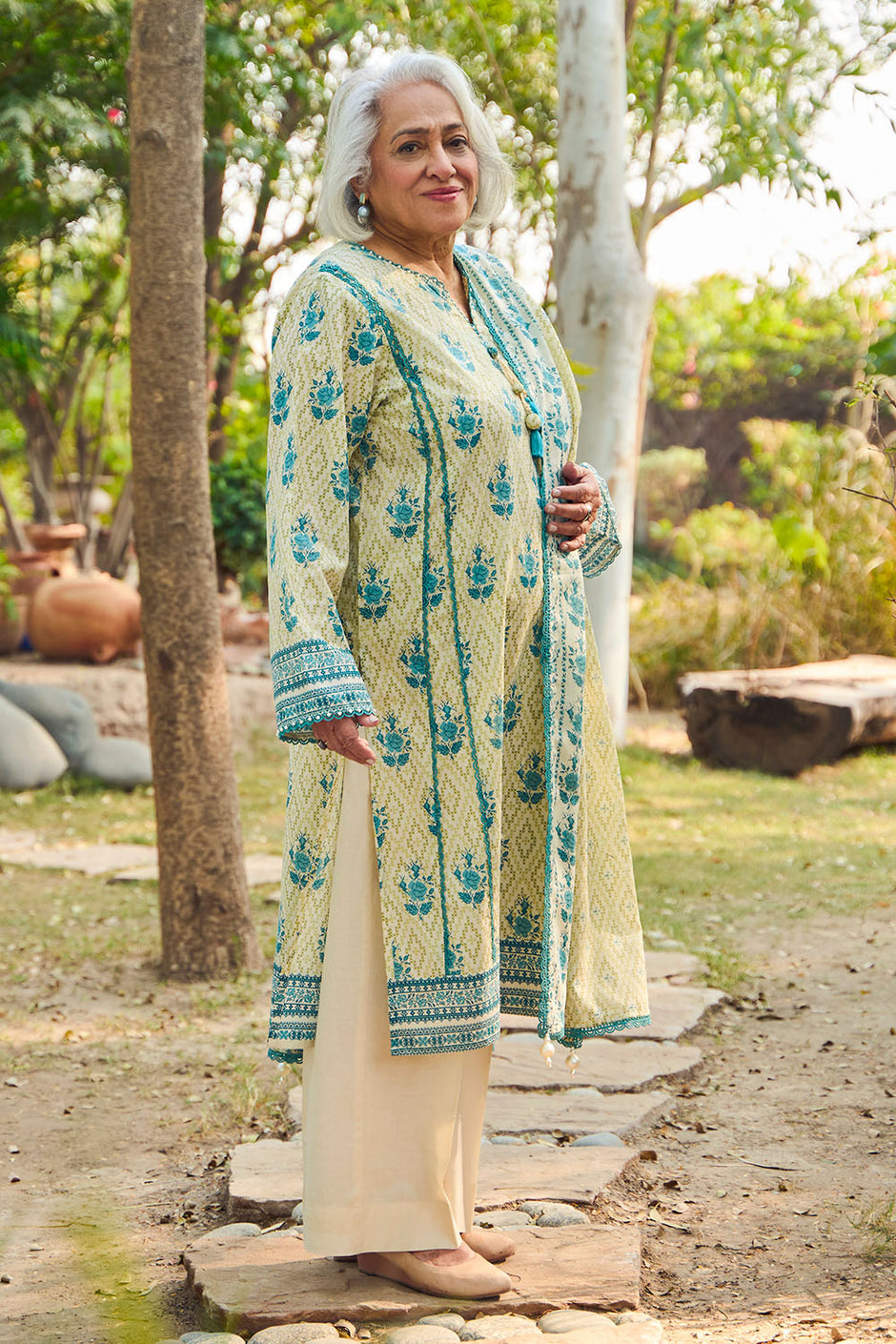 3 Piece Printed Lawn Suit with Dupatta