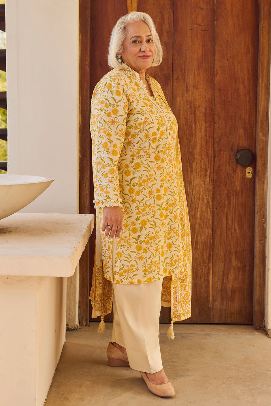 3 Piece Printed Lawn Suit with Dupatta