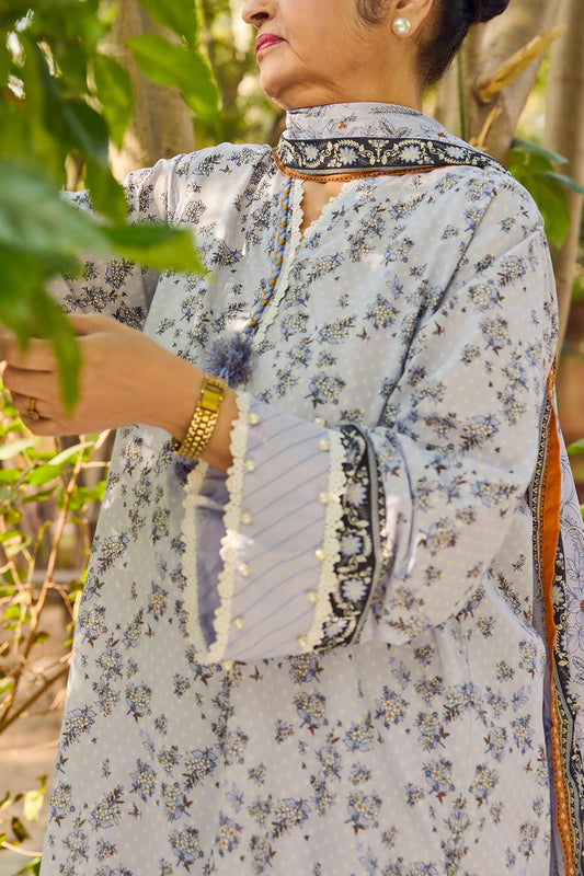 3 Piece Printed Lawn Suit with Dupatta CL-62115 A