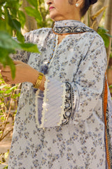 3 Piece Printed Lawn Suit with Dupatta CL-62115 A