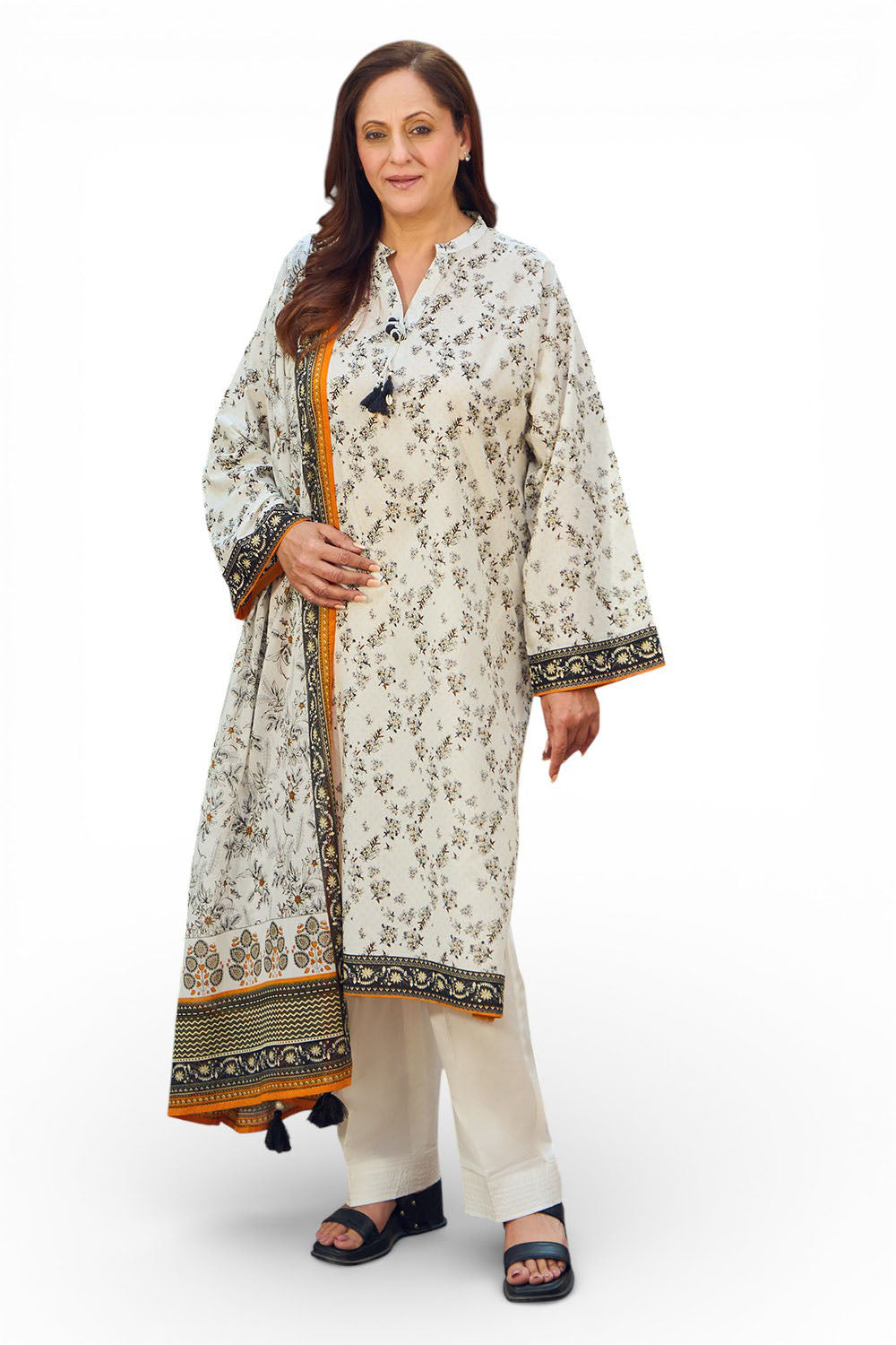 3 Piece Printed Lawn Suit with Dupatta CL-62115 B