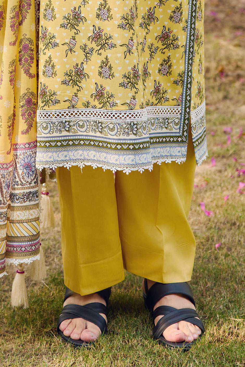 3 Piece Printed Lawn Suit with Dupatta
