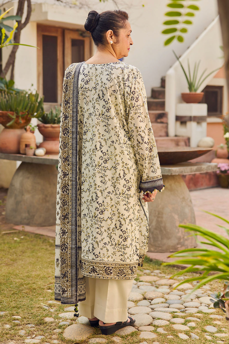 3 Piece Printed Lawn Suit with Dupatta