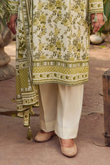 3 Piece Printed Lawn Suit with Dupatta CL-62118 A