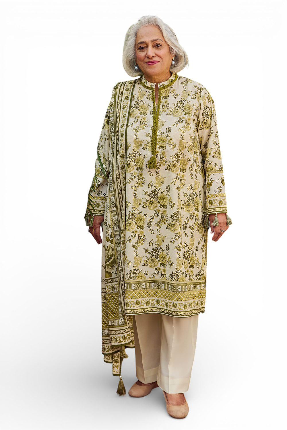 3 Piece Printed Lawn Suit with Dupatta CL-62118 A