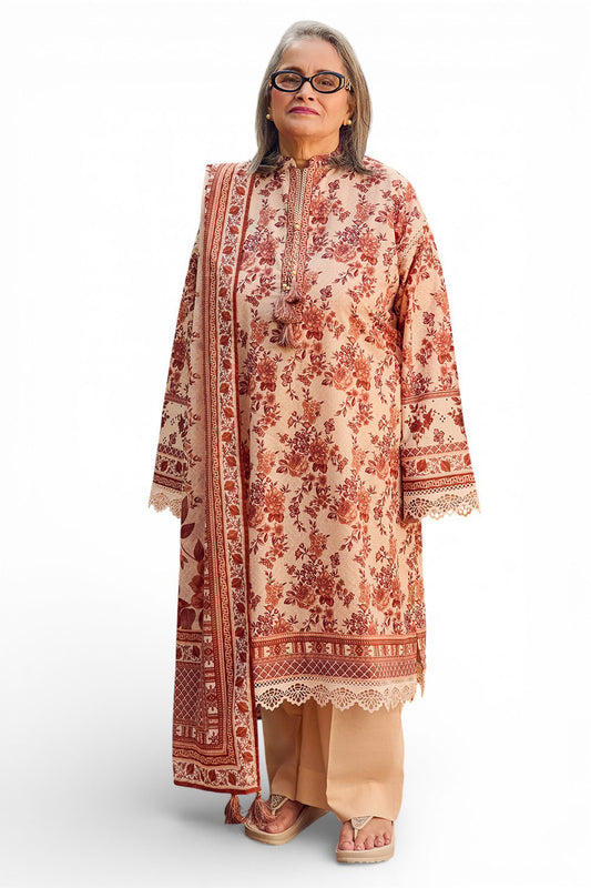 3 Piece Printed Lawn Suit with Dupatta CL-62118 B
