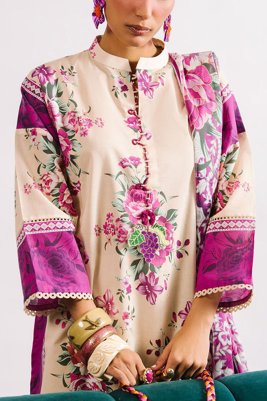 3 Piece Printed Lawn Suit with Dupatta CL-62137