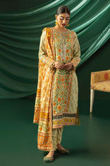 3 Piece Printed Lawn Suit with Dupatta CL-62140