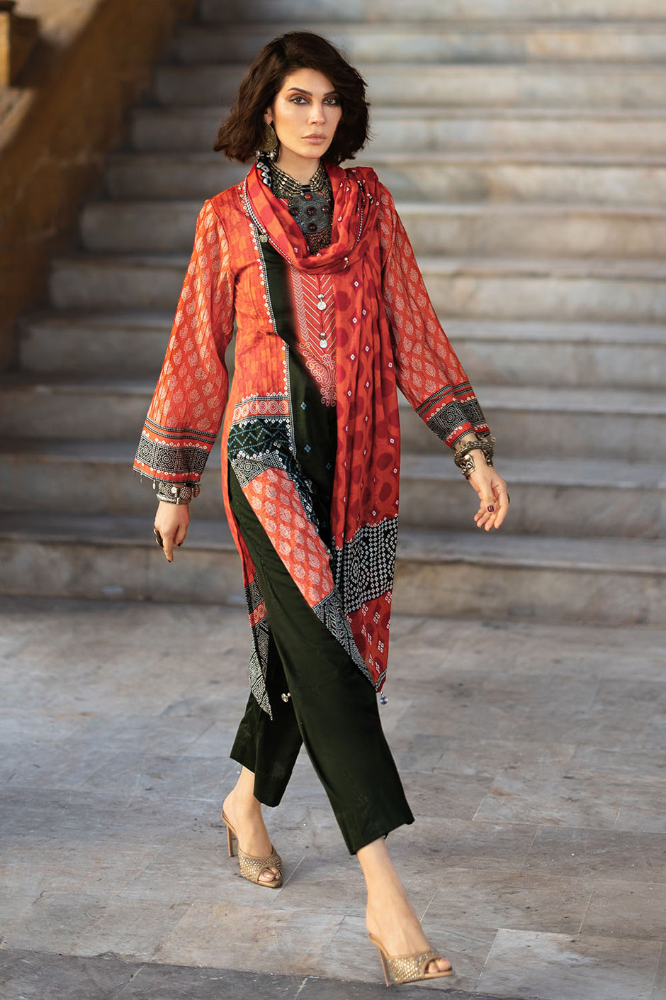3 Piece Printed Lawn Suit