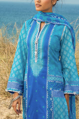 3 Piece Printed Lawn Suit CL-62148 B