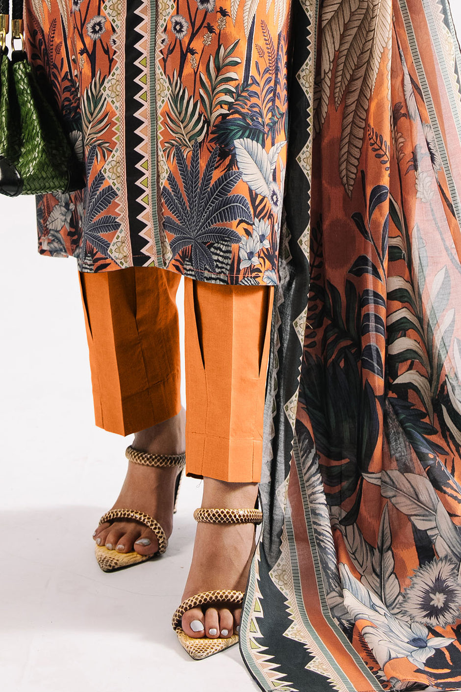 3 Piece Printed Lawn Suit with Dupatta