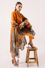 3 Piece Printed Lawn Suit with Dupatta CL-62156