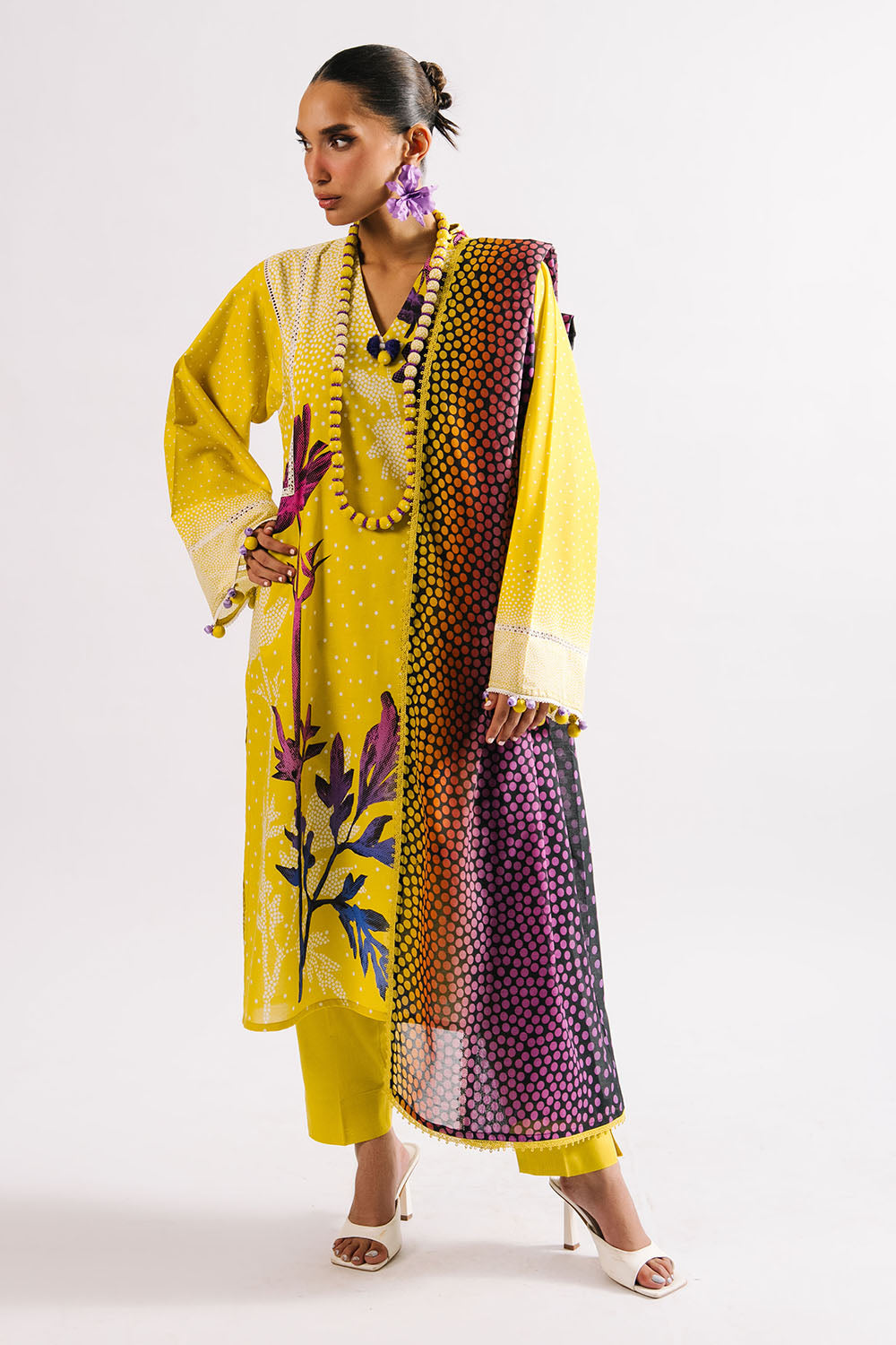 3 Piece Printed Lawn Suit with Dupatta CL-62160