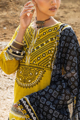 3 Piece Printed Lawn Suit CL-62173 B