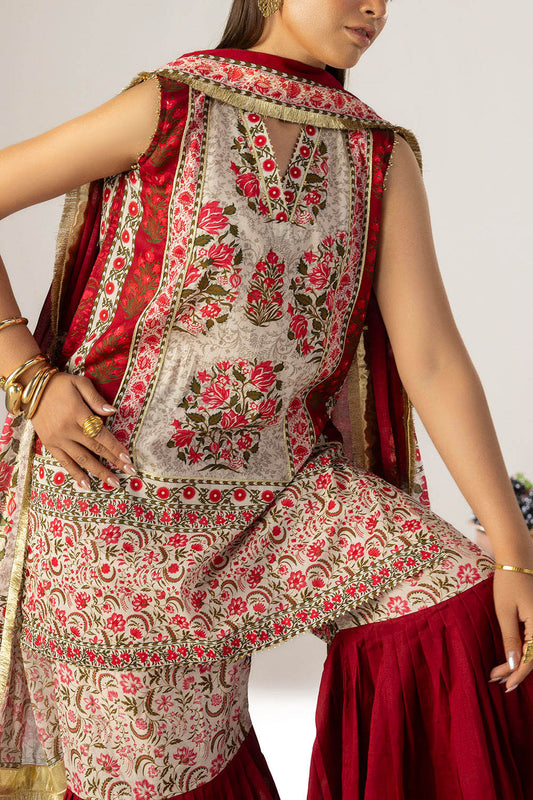 3 Piece Printed Lawn Suit with Dupatta CL-62179