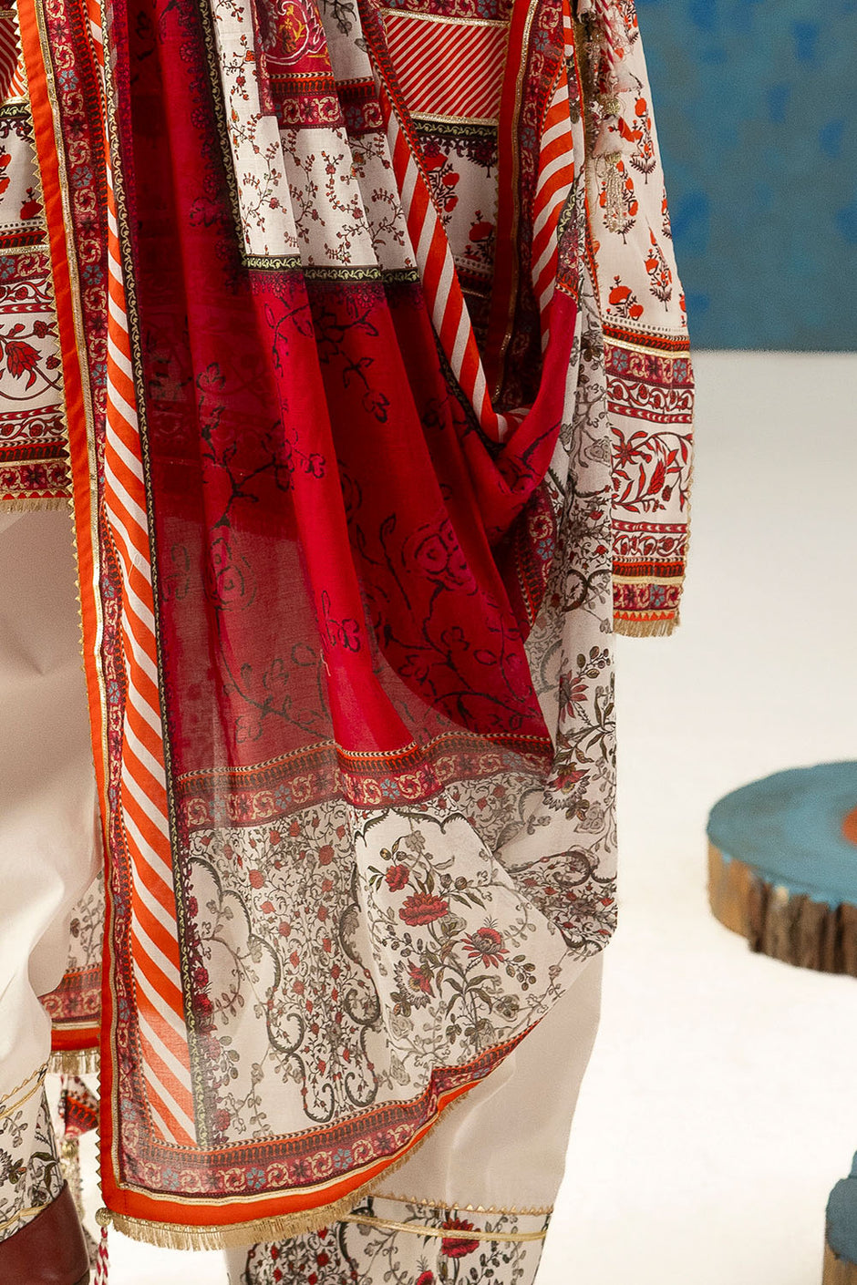 3 Piece Printed Lawn Suit with Dupatta