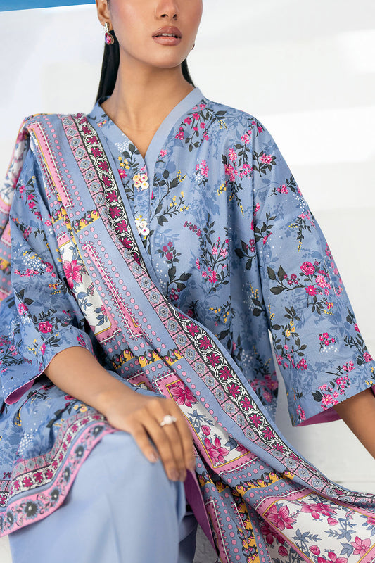 3 Piece Printed Lawn Suit CL-62205 A