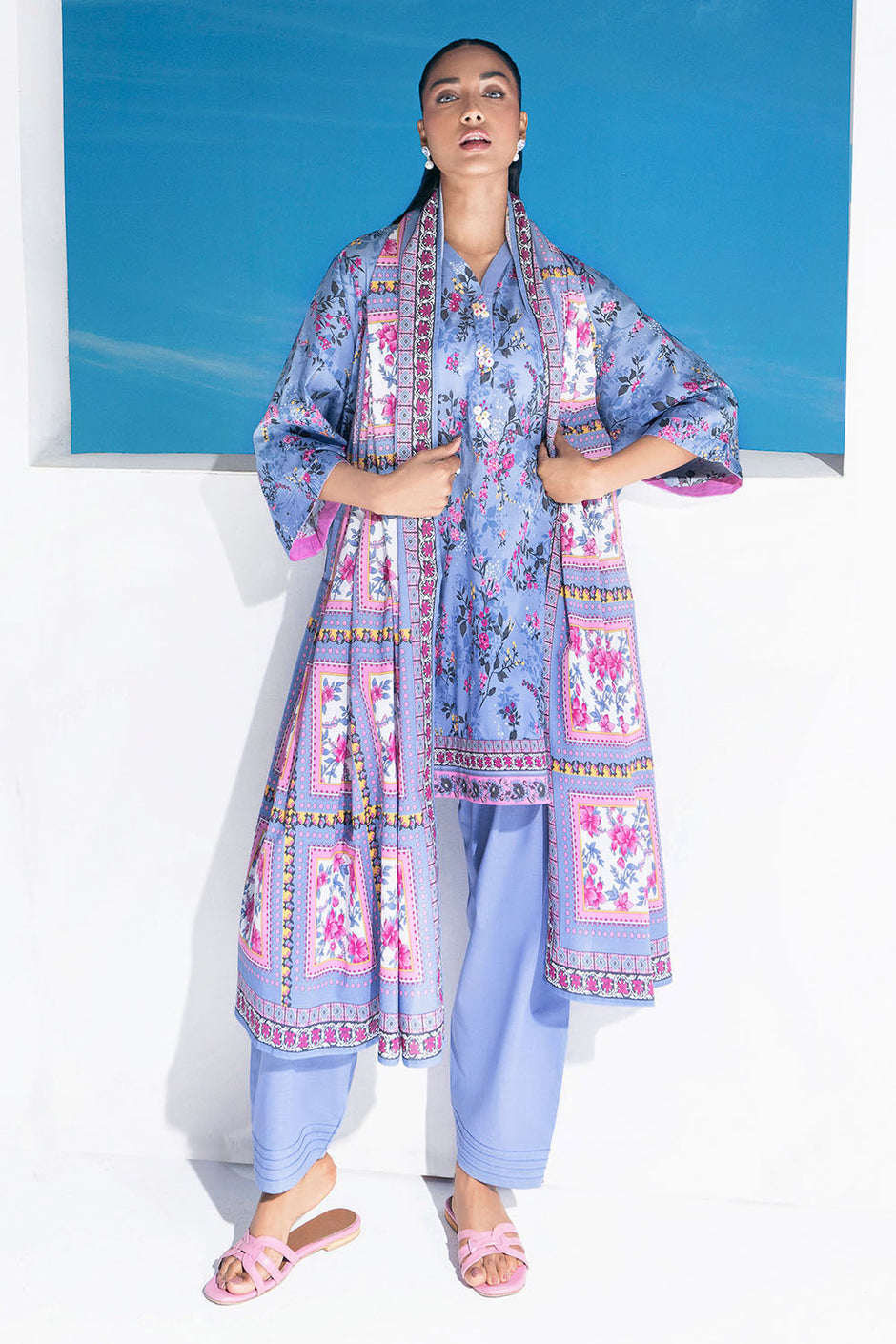 3 Piece Printed Lawn Suit