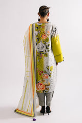 3 Piece Printed Lawn Suit with Dupatta CL-62208