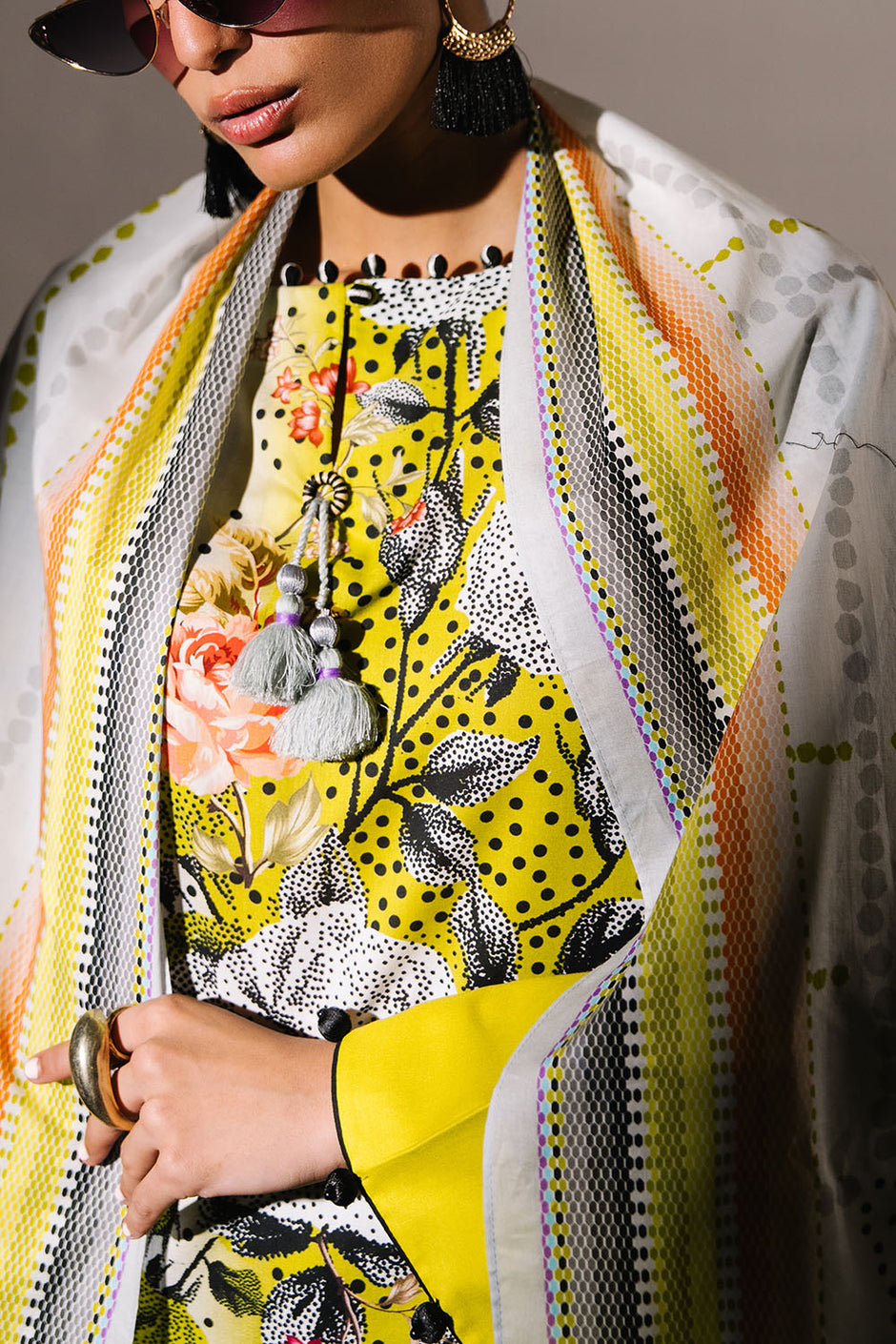 3 Piece Printed Lawn Suit with Dupatta