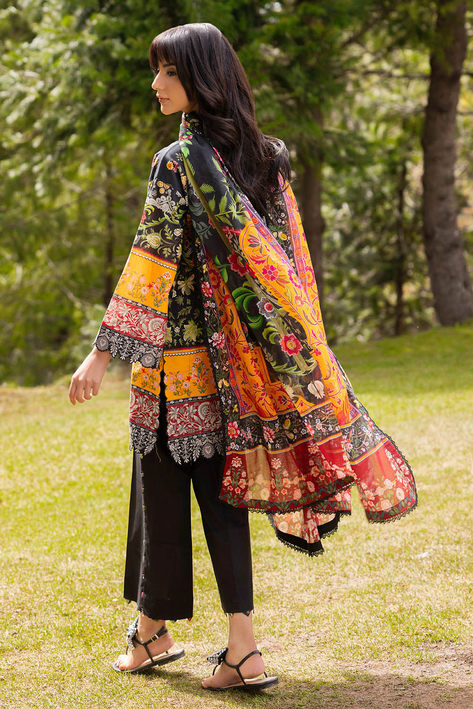 3 Piece Printed Lawn Suit