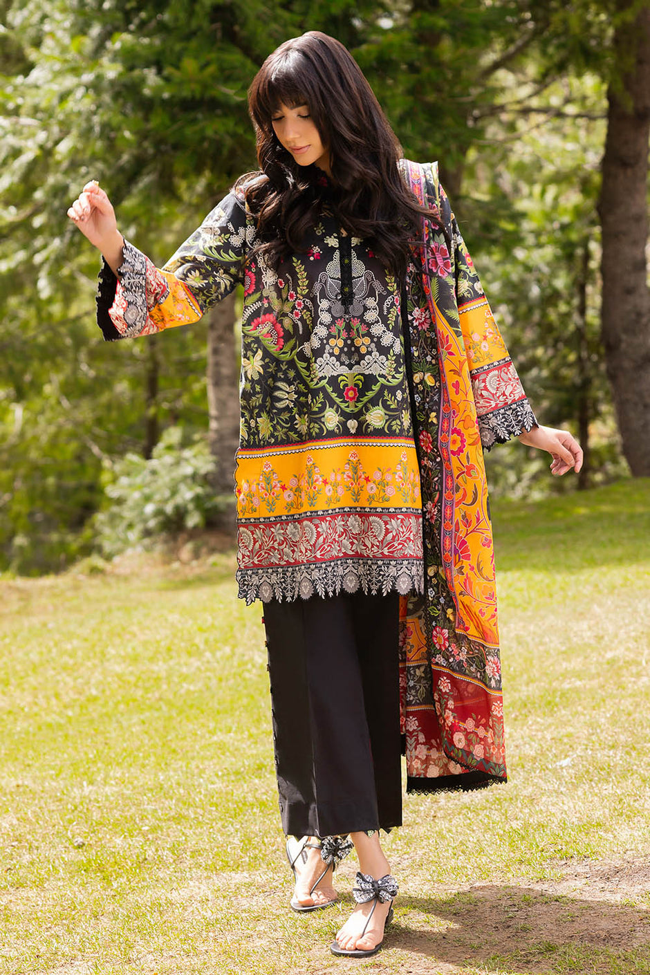 3 Piece Printed Lawn Suit