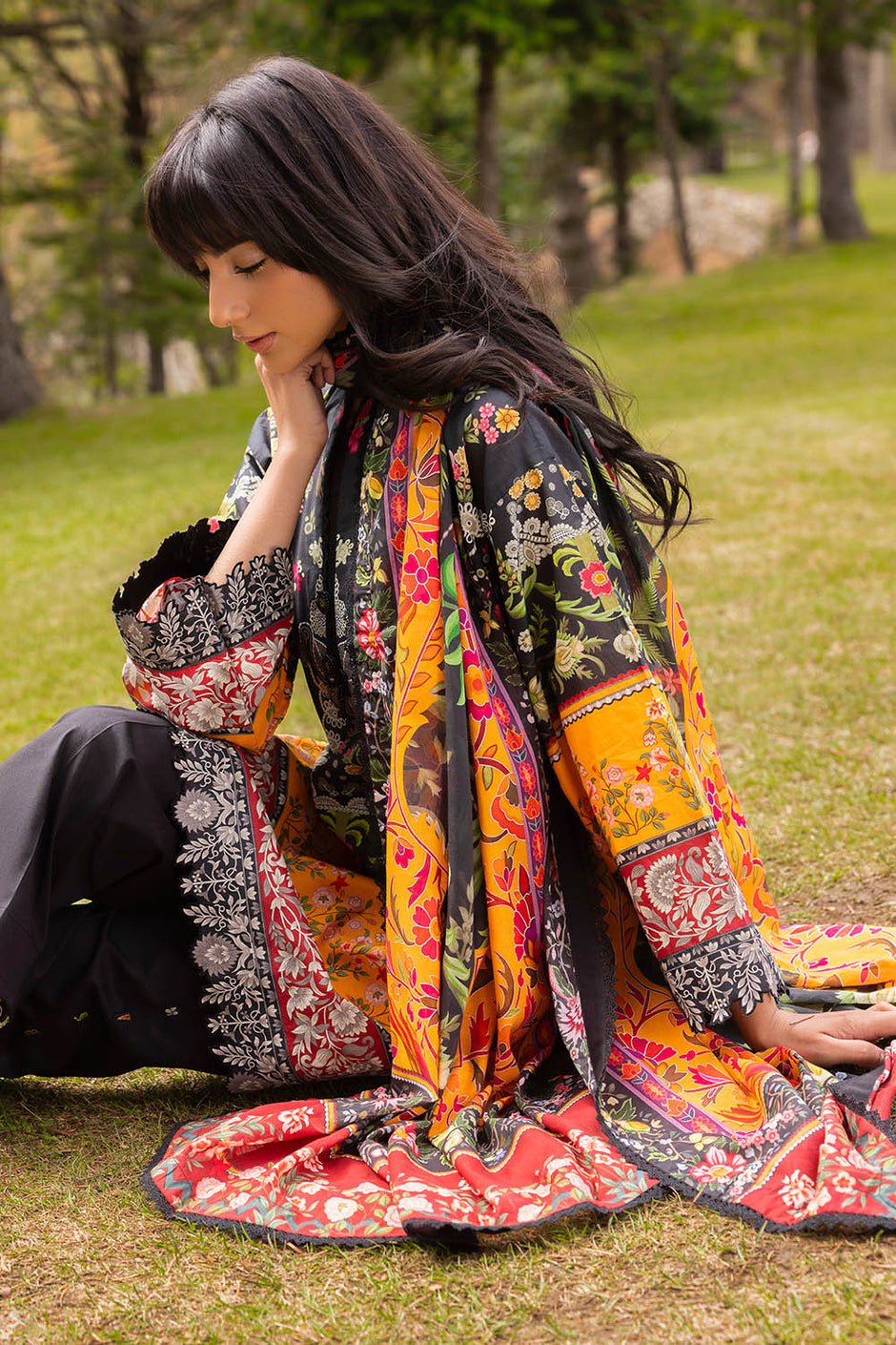 3 Piece Printed Lawn Suit