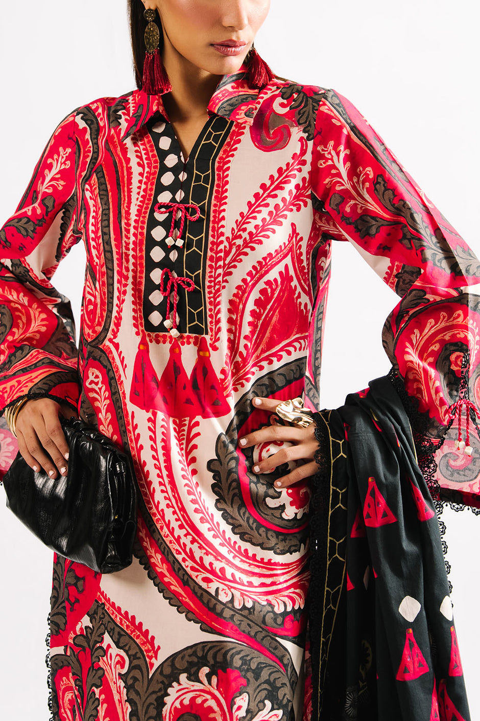 3 Piece Printed Lawn Suit with Dupatta